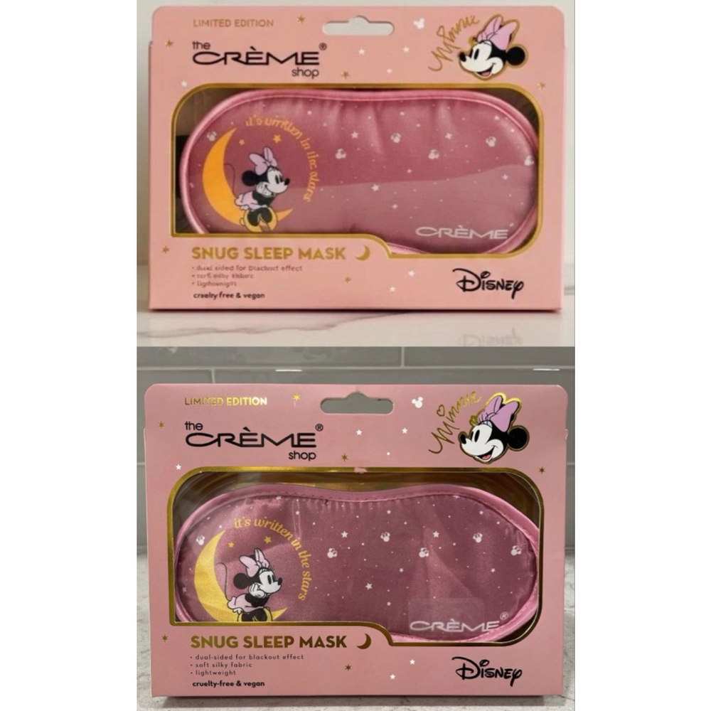 The Crème Shop Minnie Mouse Snug Sleep Mask Limited Edition